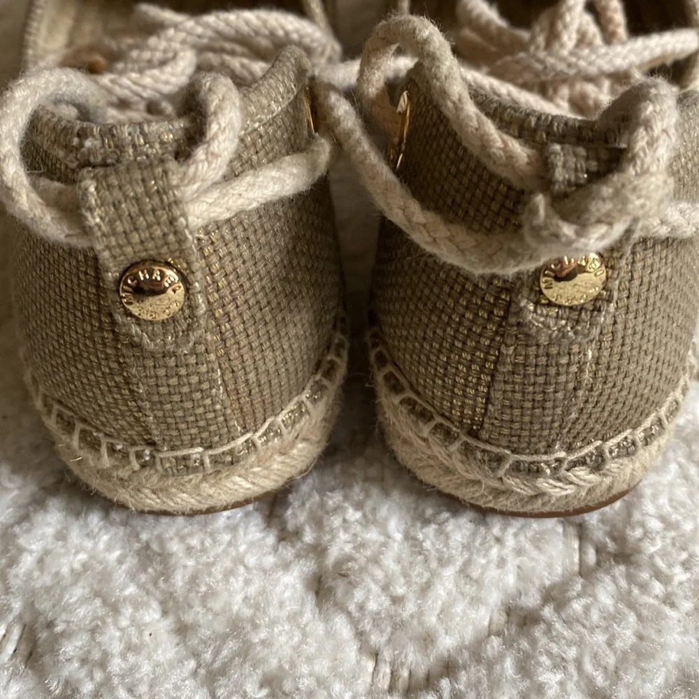Michael Kors Margie Metallic Espadrilles